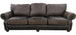 Split Rail 10 Foot 3 Cushion Western Cowhide Sofa