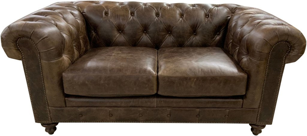 Chesterfield Rustic Western Love Seat