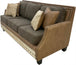 Telluride Contemporary Western Leather Sofa