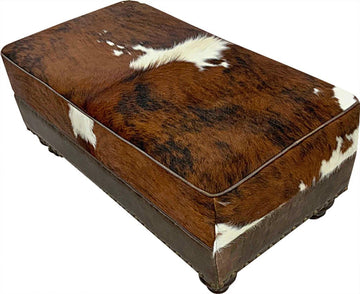Cowhide Ottoman - 45