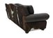 Split Rail 8 Foot 3 Cushion Western Cowhide Sofa