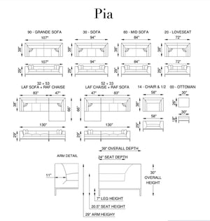 Eleanor Rigby Pia 30 Sofa