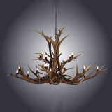 16 Light Double Tier Elk Antler Chandelier (SKU-90)