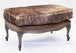 Wolf Hair Bergere Ottoman - Old Hickory Tannery